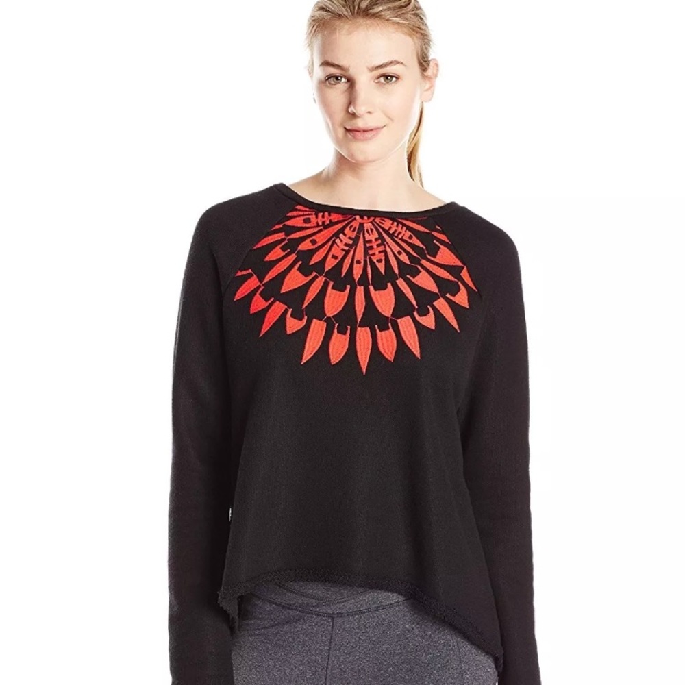 ISO MARA HOFFMAN EMBROIDERED SWEATER